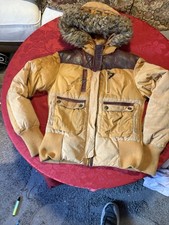 Vintage Women’s Pele Pele Yellow Jacket With Leather Patches *SUPER RARE* Large