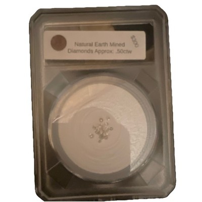 Natural Earth Mined Diamonds 0.50ctw Round Cut Transparent Natural Diamond Stone