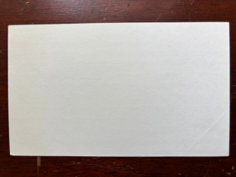 VINTAGE MINT MLB "HALL OF FAMER" LEO "GABBY" HARTNETT SIGNED 3x5 CARD + PHOTO - Image 4 of 4