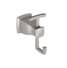 MOEN Hensley MY3503BN Double Robe Hook with Press and Mark - Brushed Nickel