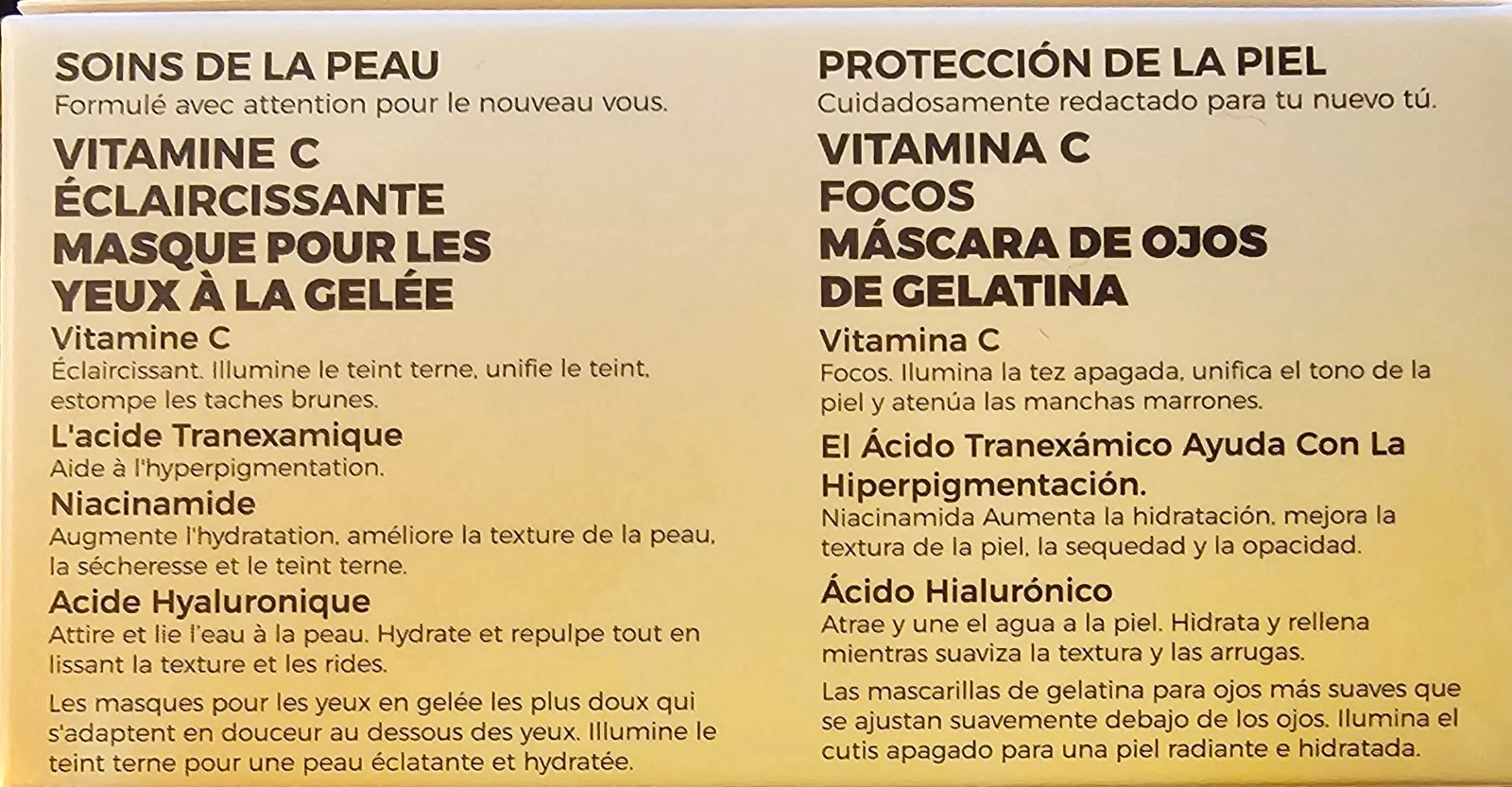LA Splash Cosmetics 🌟 VITAMIN C BRIGHTENING Jelly EYE MASKS 🌟 80 pcs /40 pairs - Picture 7 of 8