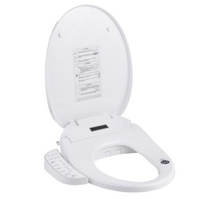 Bidet Toilet Seat Electric Smart Automatic Deodorization Elongated Heated White