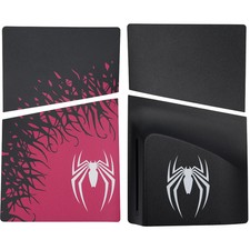 Spider-Man PS5 Slim Disc Edition Faceplate Cover Top Bottom Console Replacement