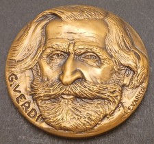 CB- MEDAGLIA COMMEMORATIVA - GIUSEPPE VERDI RITRATTO - E. VARISCO - GTTS108