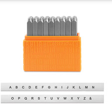 ImpressArt Basic Metal Stamp Set - 3 mm, Uppercase - New