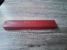 OMEGA Box  Etui Weinrot - für Damen-Armbanduhren aus den 1950er Jahren Vintage 