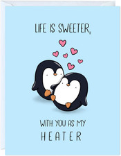 Valentine  S Day Card for Boyfriend, Wife, Girlfriend, Husband - Cute Funny Anniv
