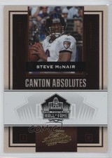 2007 Playoff Absolute Memorabilia Canton Absolutes Gold 19/50 Steve McNair 7k0