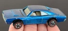 Vintage Hot Wheels Redline 1969 Deep Blue Custom Charger - Original & Nice!