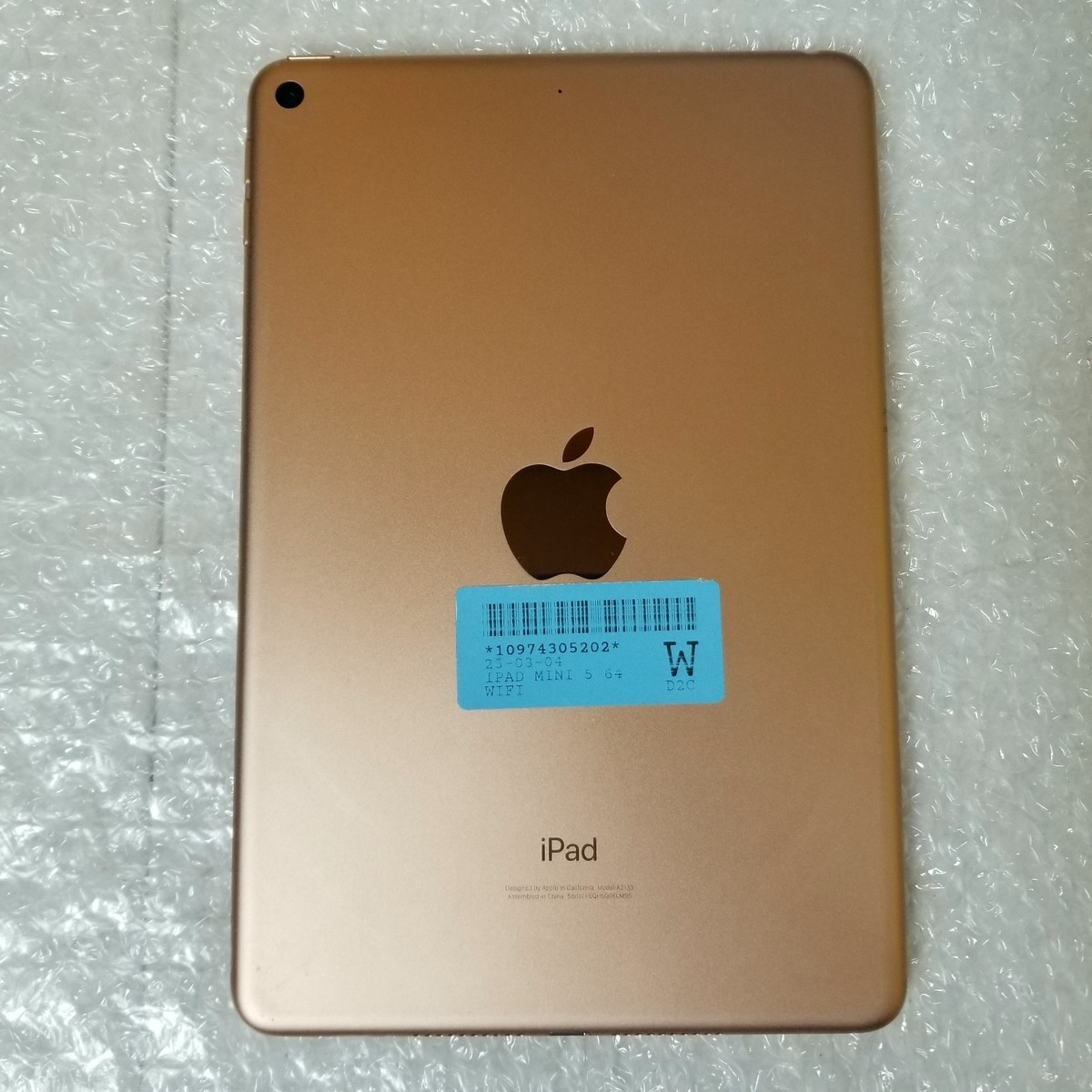 Apple iPad mini (5th Generation) A2133 64 GB, Wi-Fi, Gold - Used