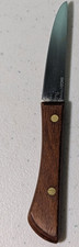 Ecko Eternal Paring Knife Wood Handle Made in USA Stainless Steel Vintage