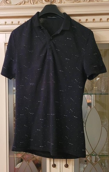 Men Emporio Armani Polo Black 42 / XL / 50