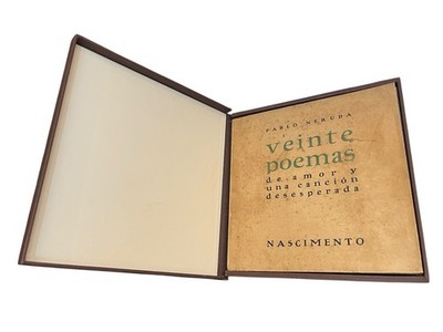 Veinte poemas de amor y una canción desesperada Pablo Neruda primera edición