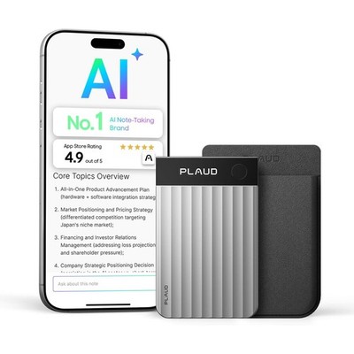 Plaud Note Pro AI Voice Recorder, Transcribe Summarize wit