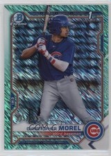 2021 Bowman Chrome Prospects Aqua Shimmer Refractor /125 Christopher Morel 11j4