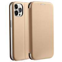 Beline Book Magnetic HüLle FüR Iphone 14 Pro 6,1 Zoll, Gold