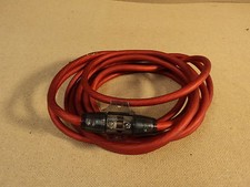 Standard Auto Marine RV Ground Cable 17 Foot Red Coupling Block