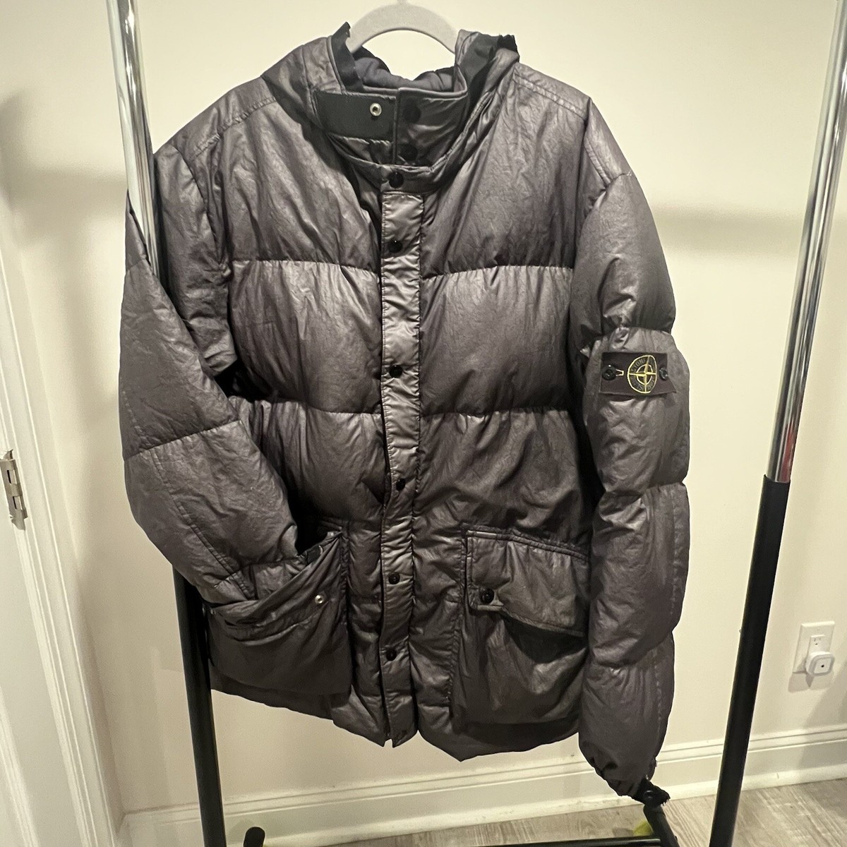 ジャケット・アウター 2009AW VINTAGE STONE  DOWN JACKET Vintage Stone Island Goose Down Puffer XXL Jacket AS IS/Read