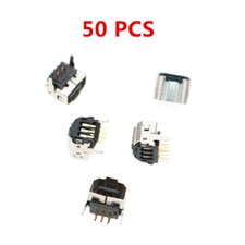 50pcs For NDS GBASP Power Connector Jack Charging Port Link Socket For GBA SP