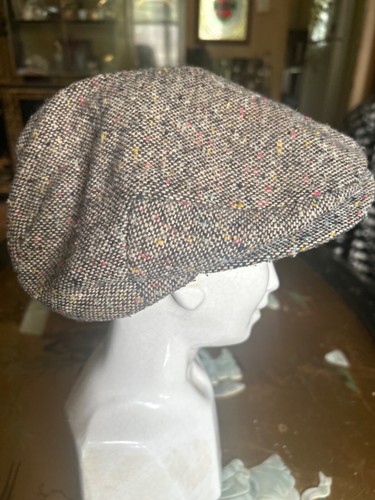 Vintage Newsboy Cap Tweed Cabbie Gatsby Hat United Hatters Cap 6 7/8 - Picture 2 of 12