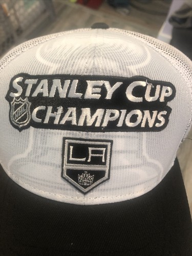 Nwt’s Los Angeles Kings 2014 Stanley Cup Champions Reebok Snapback Trucker’s Hat - Picture 2 of 10