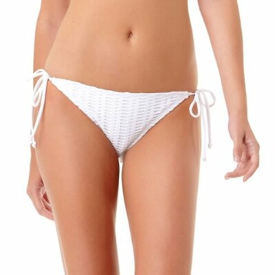 No Boundaries Crochet Side Tie Scoop Bikini Bottom NWT