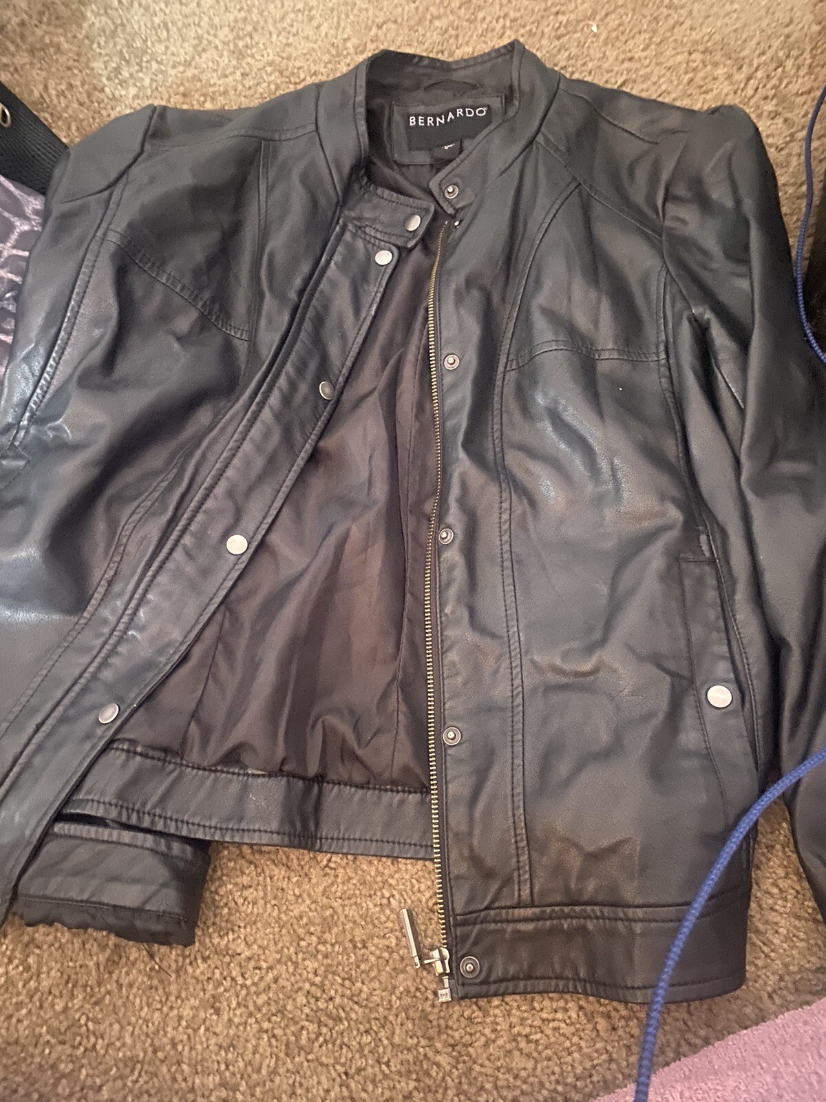 Sexy Fitted Leather Jacket - image 1