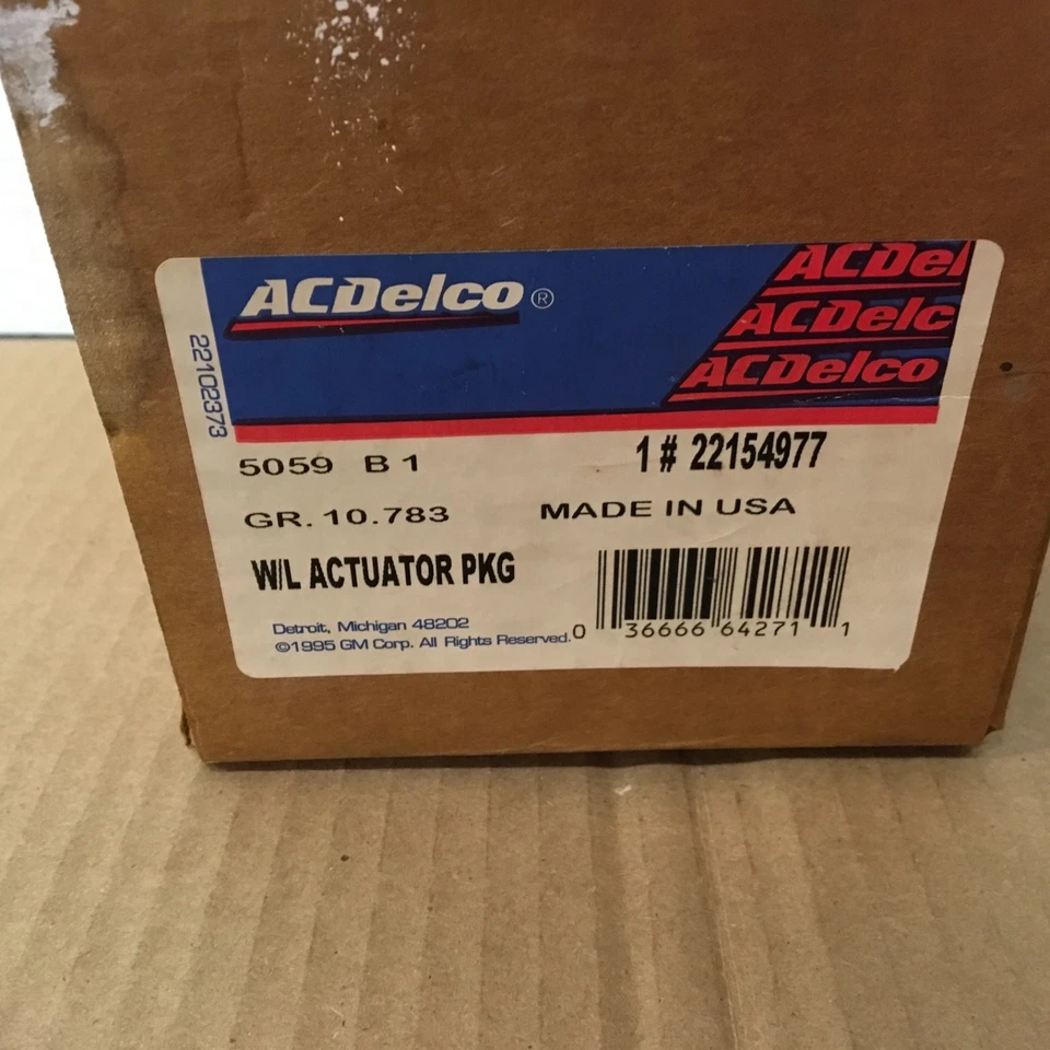 NOS GM Delco 84 85 86 87 88 89 90 91 92 93 94 95 96 Corvette Power Window Motor - Image 4 of 4