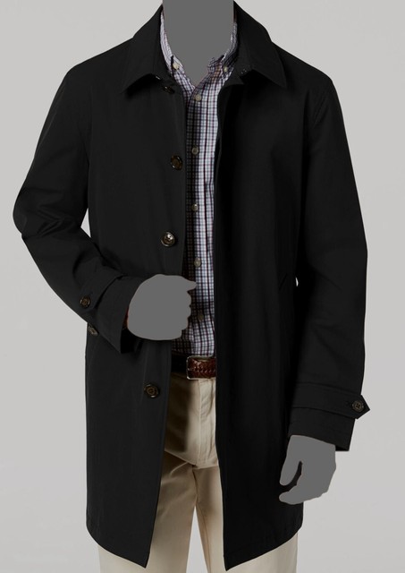 Ralph Lauren Men's Black Overcoat 