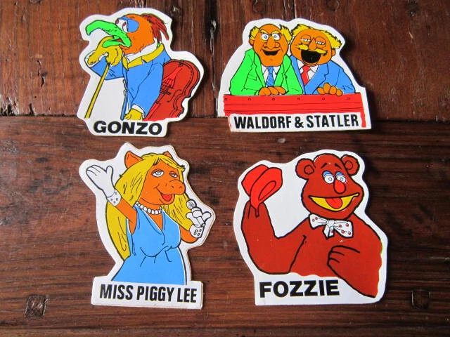 Le Muppet Show - 4 Autocollant DES PERSONNAGES - Photo 1/1