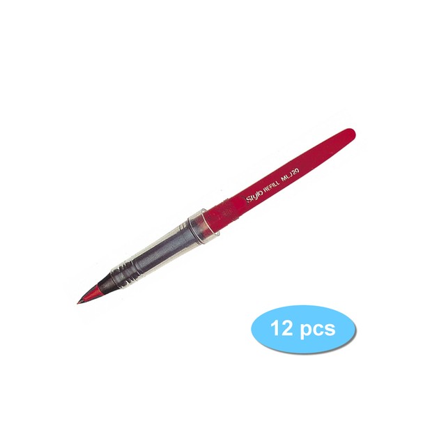 [Xmas] Pentel Stylo MLJ20 Fountain Pen Refills (12pcs) Red Ink eBay
