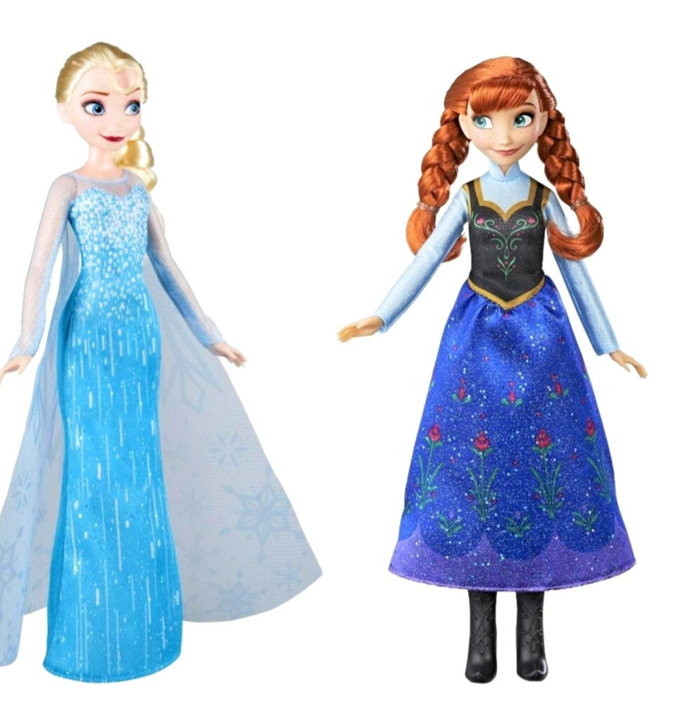 anna and elsa rag dolls