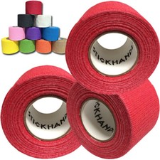 STICK HANDLER Professional Hockey Grip Tape Pro Pack  Red  Three Pack 
