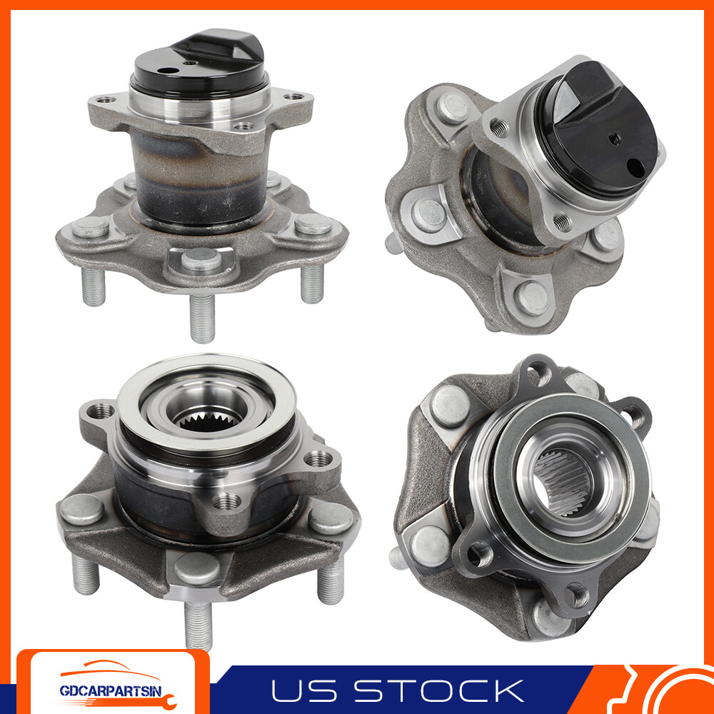 (4) Front & Rear Wheel Bearing Hub Assembly Fits Nissan Sentra 2013-2018 2019