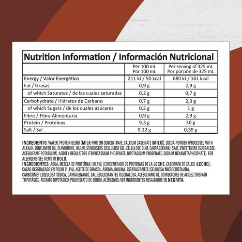 Premier Protein Chocolate Flavour Drink Shakes Low Sugar & Fat Pack 12