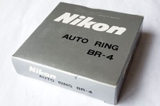 Nikon BR-4 Ring Reversed Lens Aperture Opening Adapter Unused Made in Japan