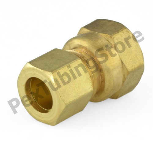5/8" OD x 1/2" Female NPT Connector (Lead-Free) Brass Compression Fitting