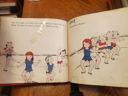Kiki Dances by Charlotte Steiner 1949 POOR COND EX-LIB CHILDREN'S - Picture 9 of 11