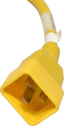 10x Panduit Netzkabel C20 C13 Power Kabel Gelb 1,8m 16A 250V Verlängerung NPCC19 - 第 2/5 張圖片