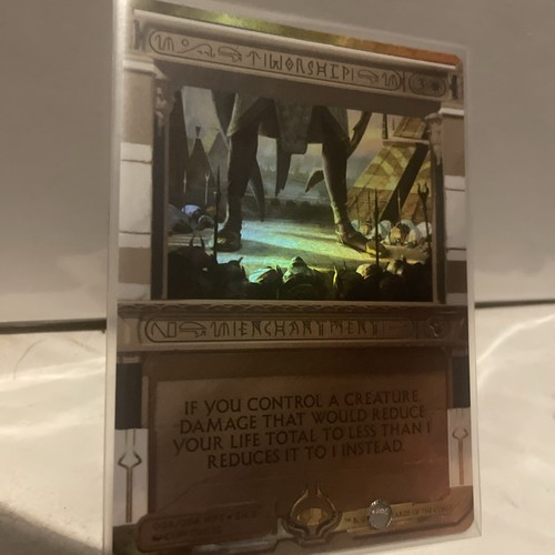 FOIL Worship (6/54) Amonkhet Invocations Magic the Gathering - NM/M, PACK FRESH - Picture 1 of 1