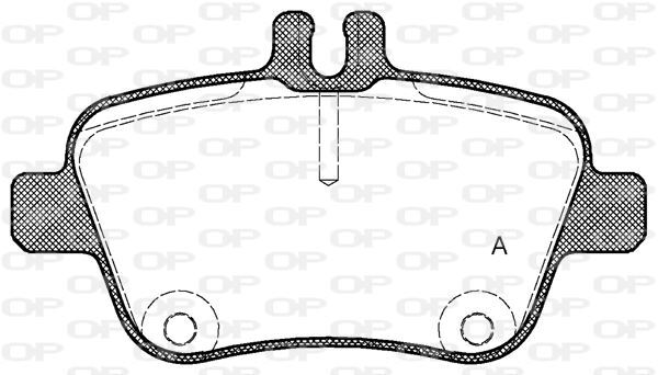 Plaquettes de frein Mercedes SLK anti-bruit pour éliminer les vibrations