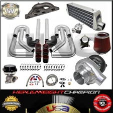 Turbo Kit T3/T4 for 00-05 Eclipse RS GS 4G64 Galant 2.4 IC PK WG BOV Manifold BK
