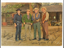 MR1471:Color Photograph Print - 8.5 x 11 -Bonanza - Lorne Greene,Michael Landon