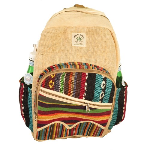 Hemp Backpack | Organic |THC Free | Eco Friendly | Free of Toxic Chemicals |L ॐ - Picture 1 of 8