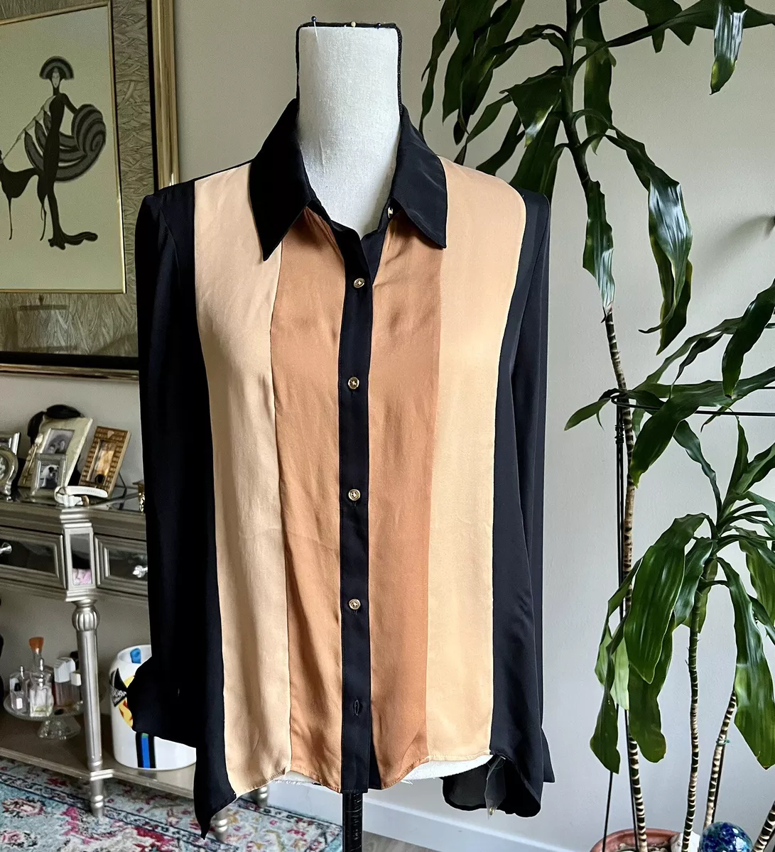 Silk high low blouse 2025
