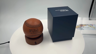 Polo Ralph Lauren Leather Baseball Ball & Stand Purchase Benefit