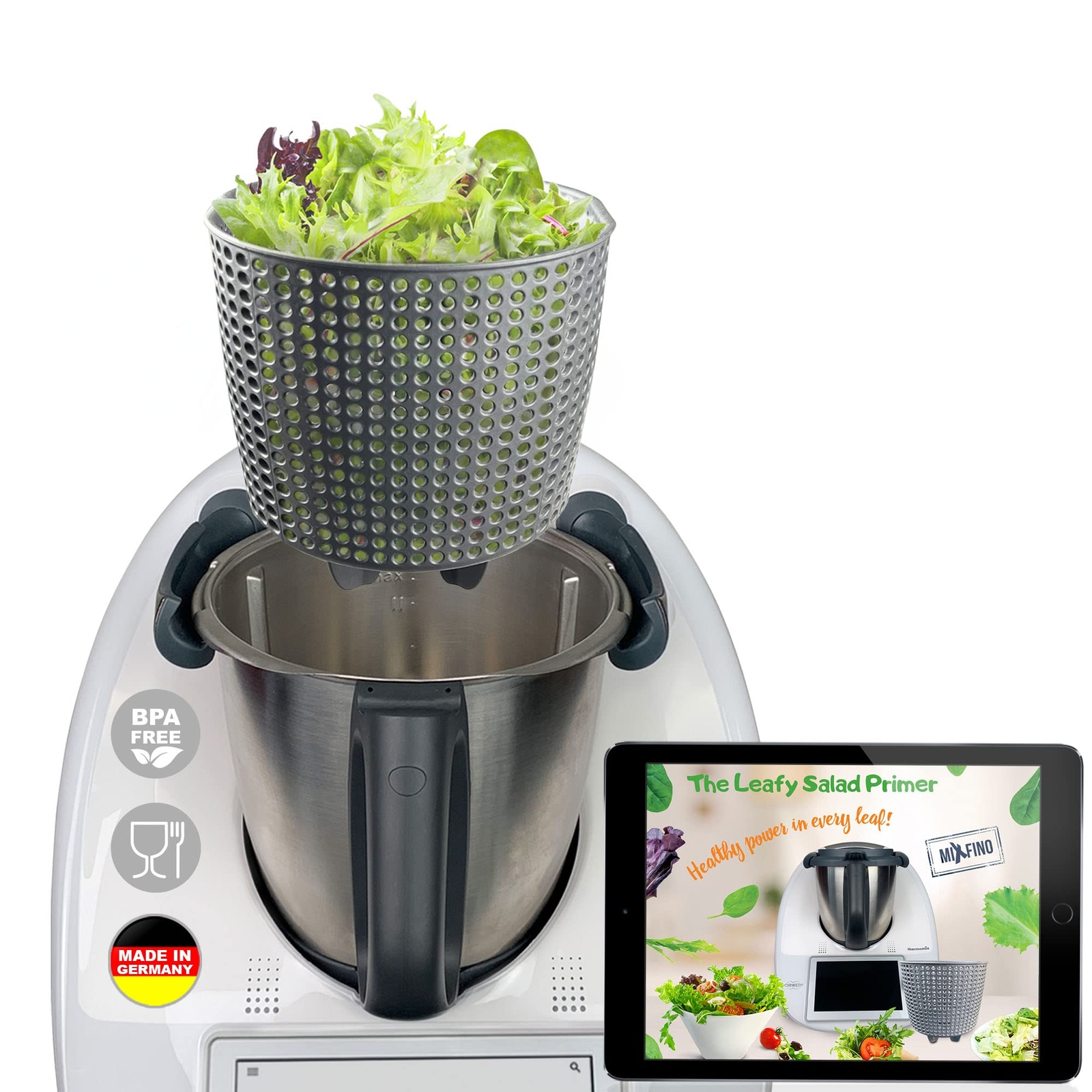 Centrifuga Bimby TM6 per insalata di MixFino - Accessori Bimby TM6 TM5 – Fina...