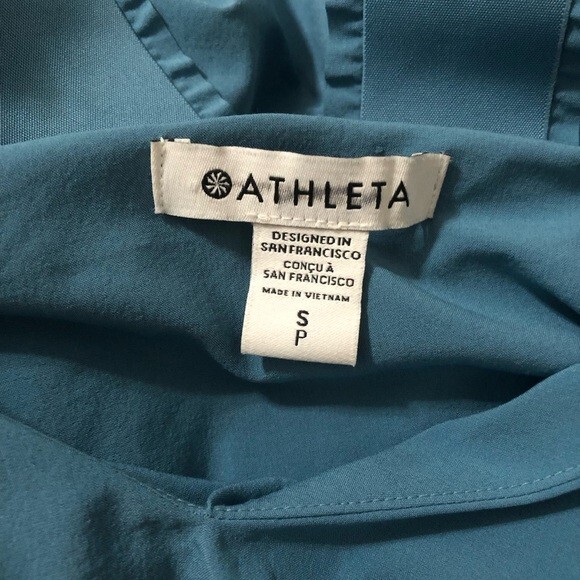 Athleta Savannah Strap Drawstring Mini Dress Size… - image 3