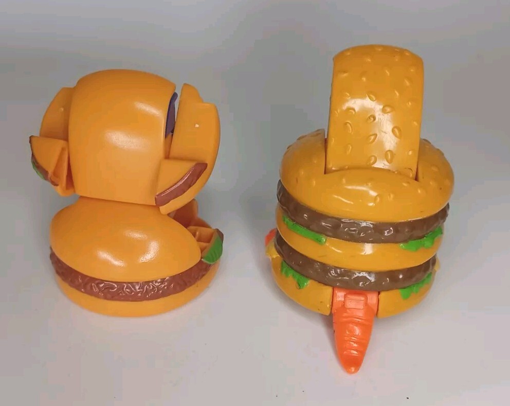 McDonald's 1994 Big Mac-O-Saurus Rex & 2010 Transformer Happy Meal