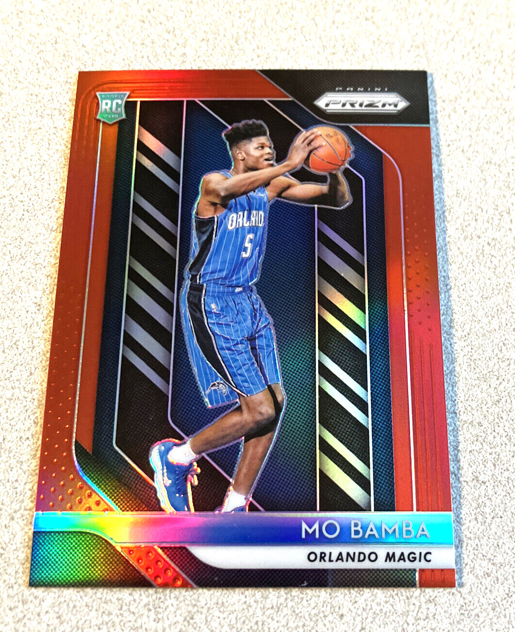 2018-19 Panini Prizm RC Red Prizm #99 Mo Bamba Magic /299